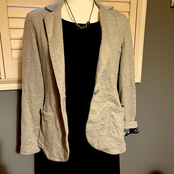 G21 casual grey collar blazer jacket size medium ladies - Picture 9 of 12